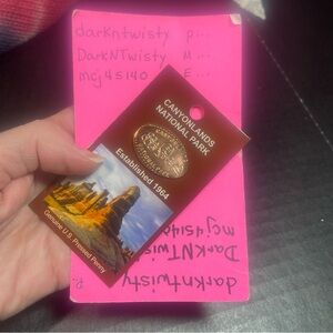 1 BRAND NEW CARDED PRESSED PENNY CANYON LANDS NATIONAL PARK MOAB UTAH LIMITED ed